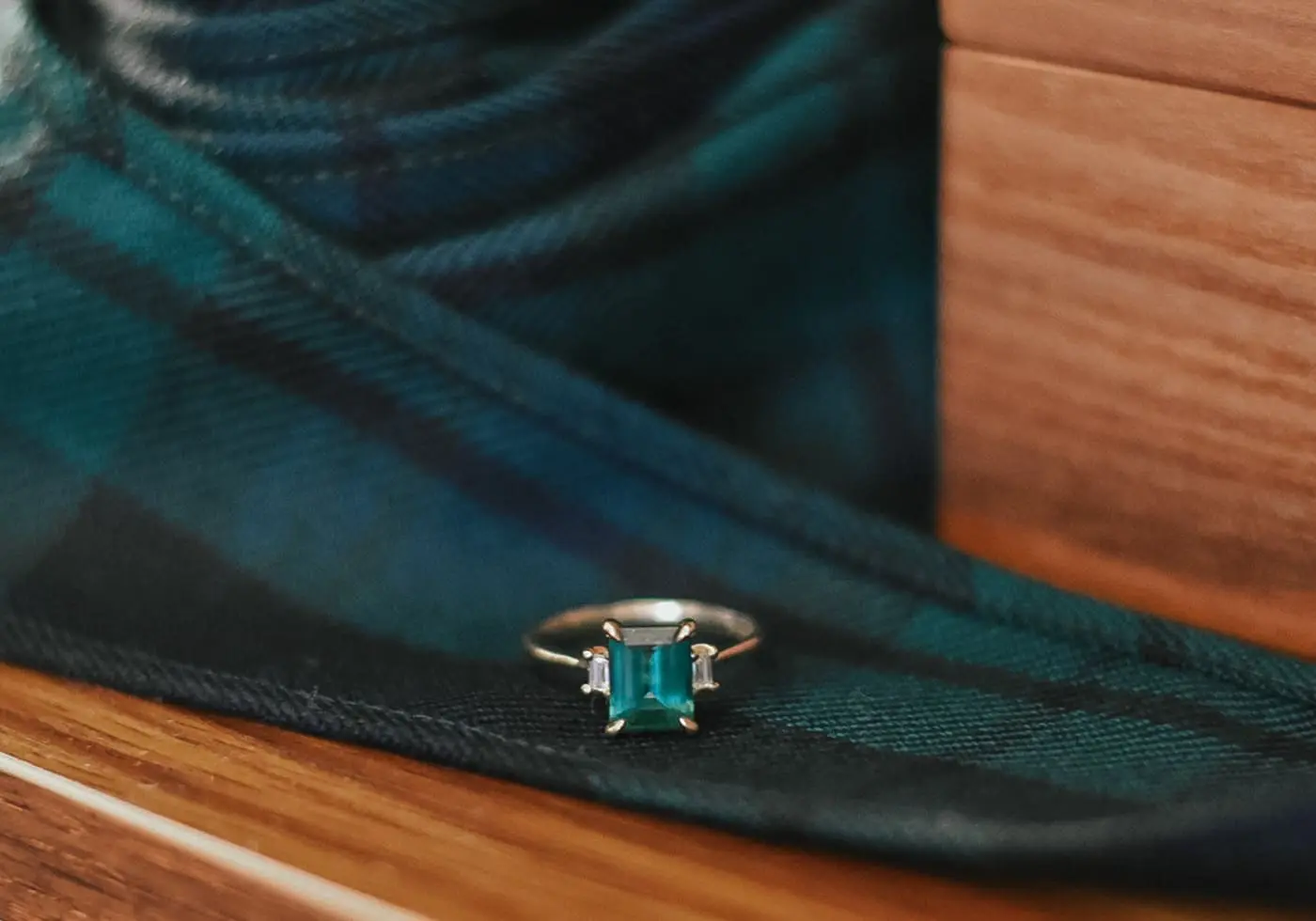 Green Ring & Black Watch Tartan