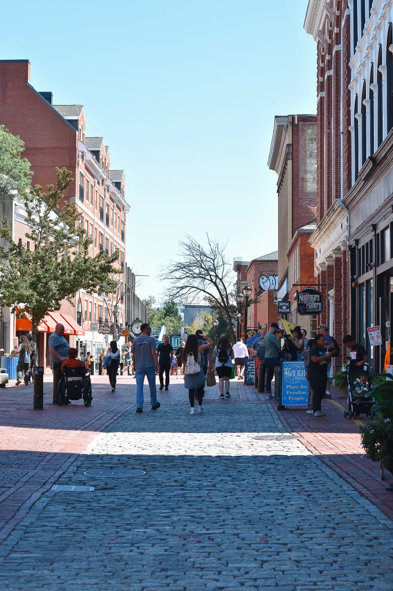 A Witchy Bachelorette Getaway: 48 Hours in Salem, Massachusetts 1 - Cats & Coffee Downtown Salem, Massachusetts