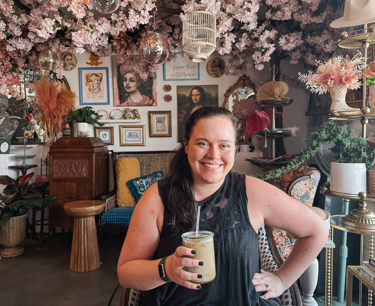Tampa's Best Coffee Shops - Blooming Floral Cafe in Seminole Heights