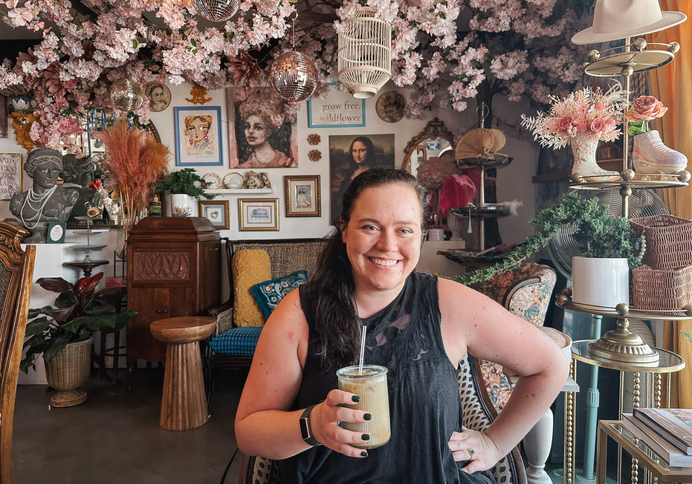 Tampa's Best Coffee Shops - Blooming Floral Cafe in Seminole Heights