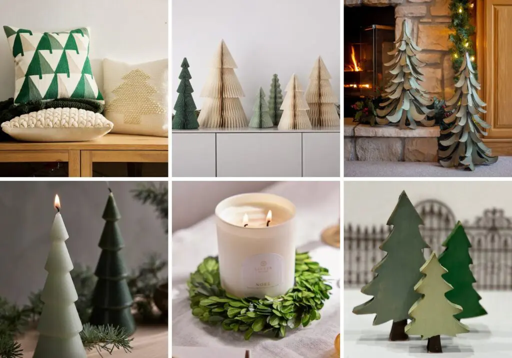 Festive Green Christmas Decor 1 - Cats & Coffee