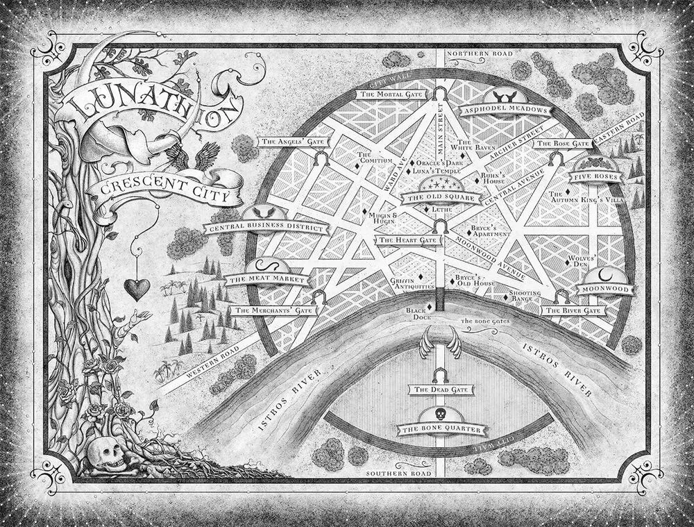 Lunathion_Map - Cats & Coffee Lunathion Map from Crescent City