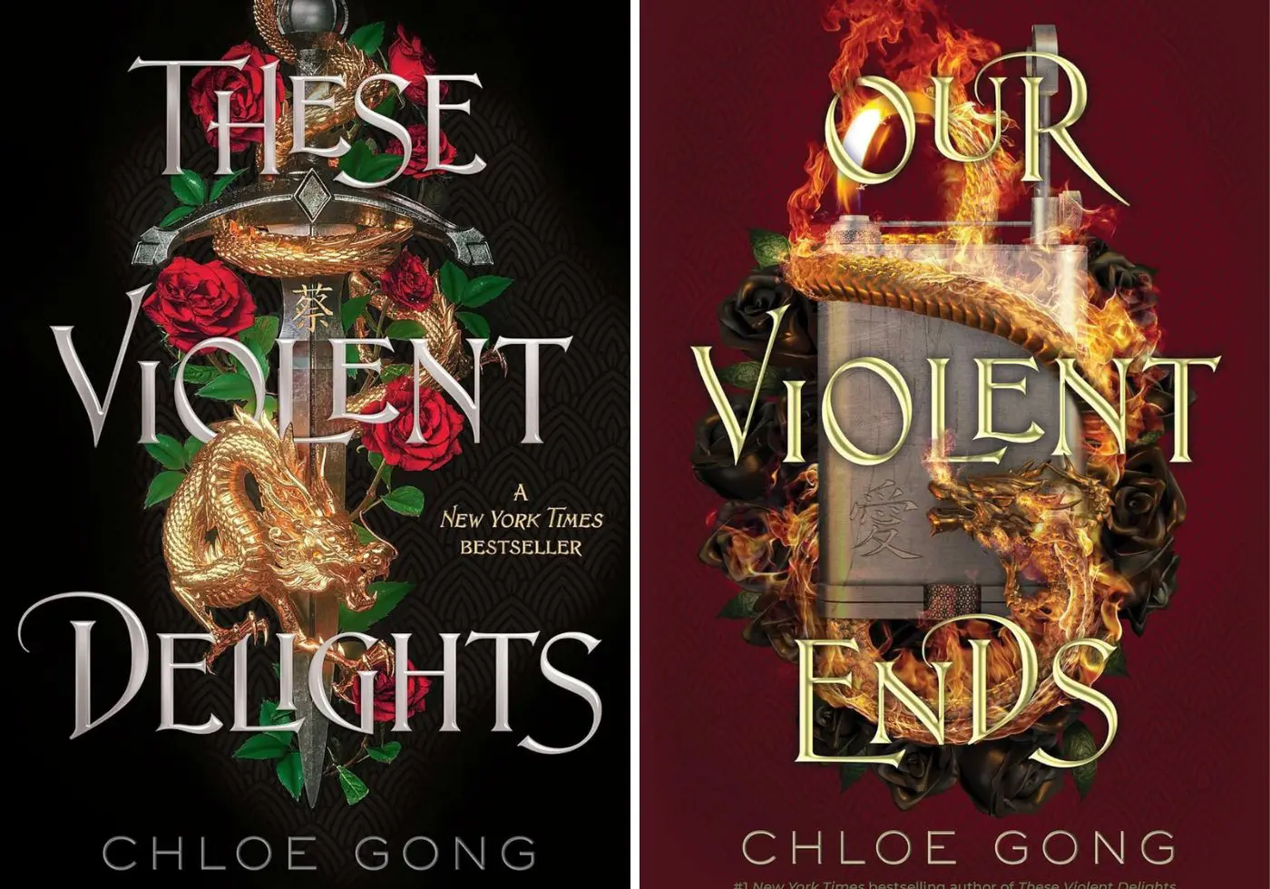The These Violent Delights Duet by Chloe Gong - Cats & Coffee The These Violent Delights Duet by Chloe Gong - Best Books of 2023