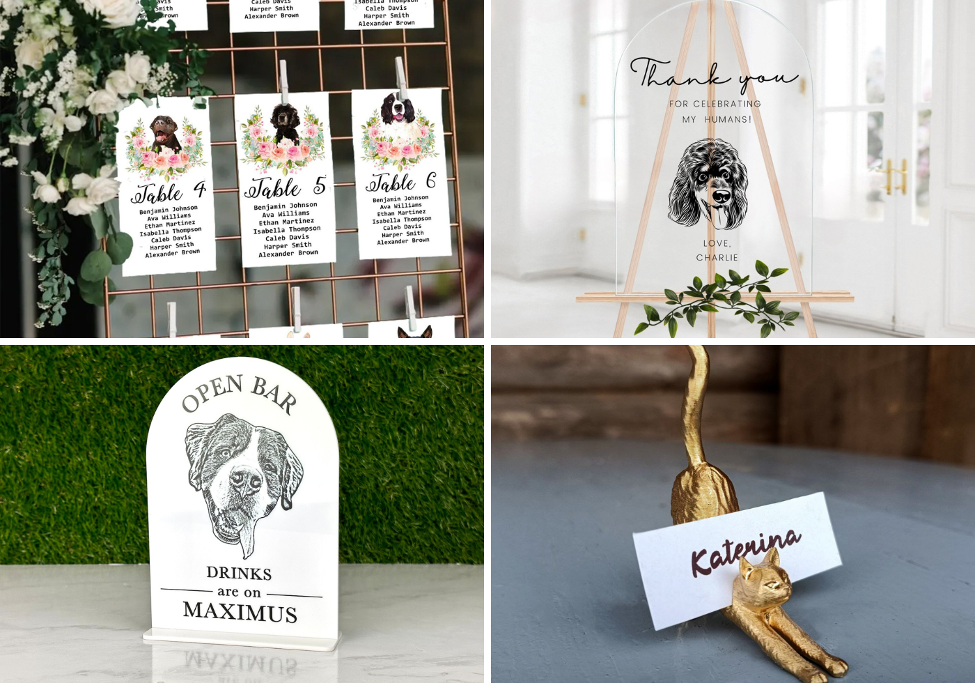 How to Include Your Pet in Your Wedding Cute Ways to Honor Pets at Your Wedding 3 - Cats & Coffee How to Include Your Pet in Your Wedding: Cute Ways to Honor Pets at Your Wedding