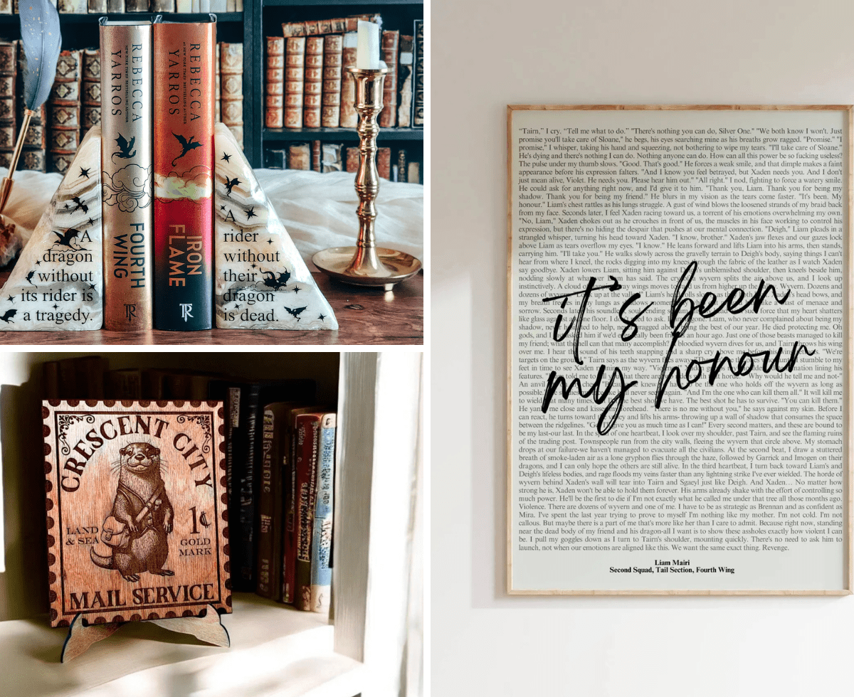 Home Library Fantasy Bookcase Decor - Cats & Coffee Home Library Fantasy Bookcase Decor