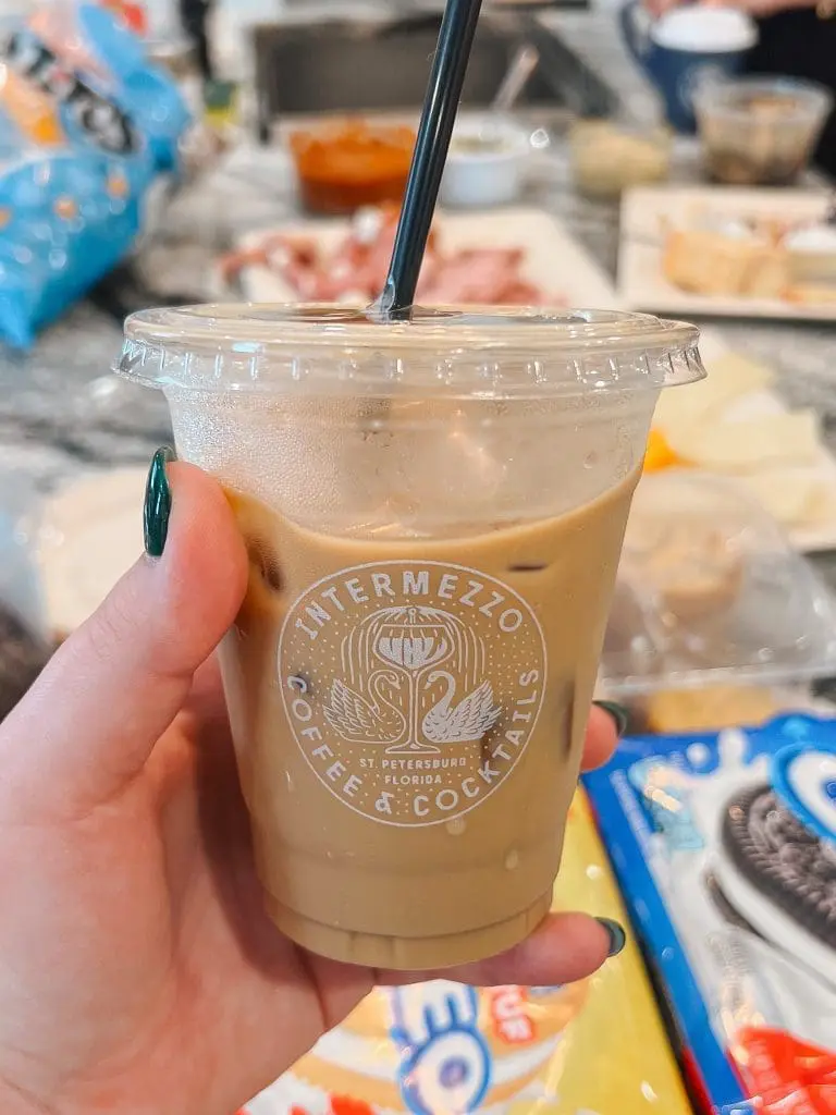 Bachelorette-Weekend-St-Pete-Florida 8 - Cats & Coffee Intermezzo honey lavender iced latte