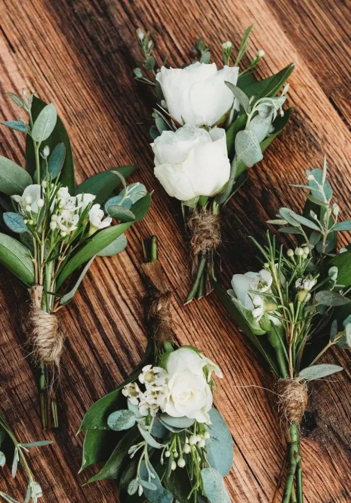 Boutonnieres Boutonniere Cards for the Groom Groomsmen 4 - Cats & Coffee