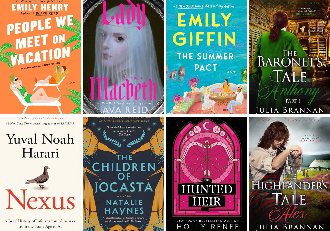 Everything I Read in August 2024 - Cats & Coffee Everything I read in August, including Emily Henry's People We Meet on Vacation, Lady MacBeth by Ava Reid, and The Hunted Heir by Holly Renee.