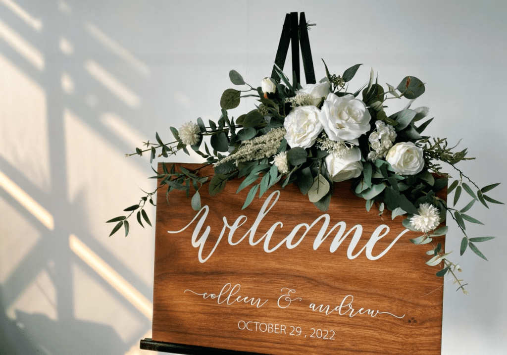 Wedding Reception Flowers Decor 3 - Cats & Coffee