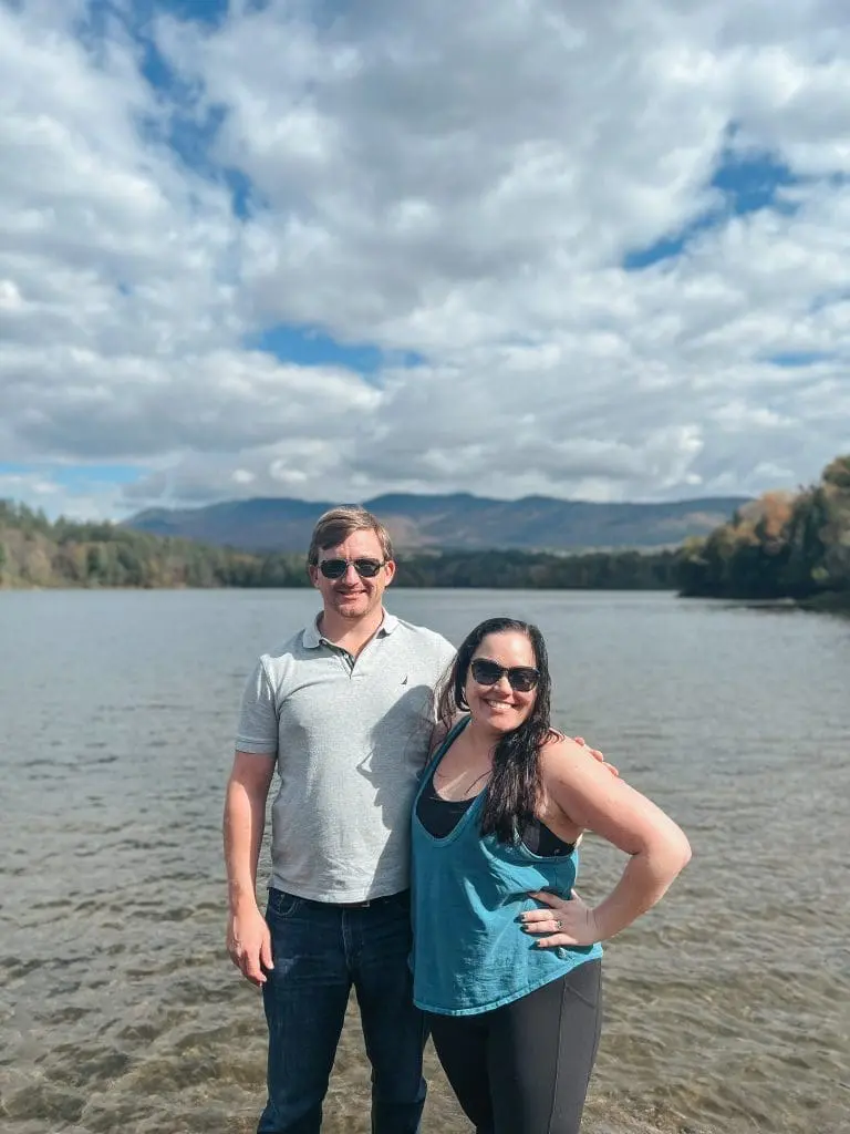 Exploring Stowe Vermont 1 - Cats & Coffee Exploring Stowe Vermont - visiting the gorgeous Waterbury Reservoir