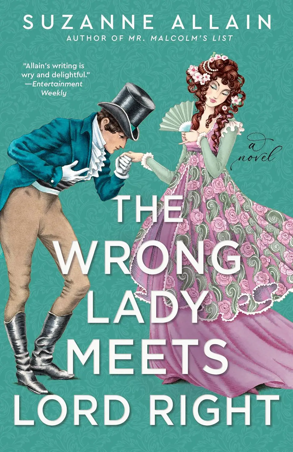 The Wrong Lady Meets Lord Right by Suzanne Allain - Cats & Coffee