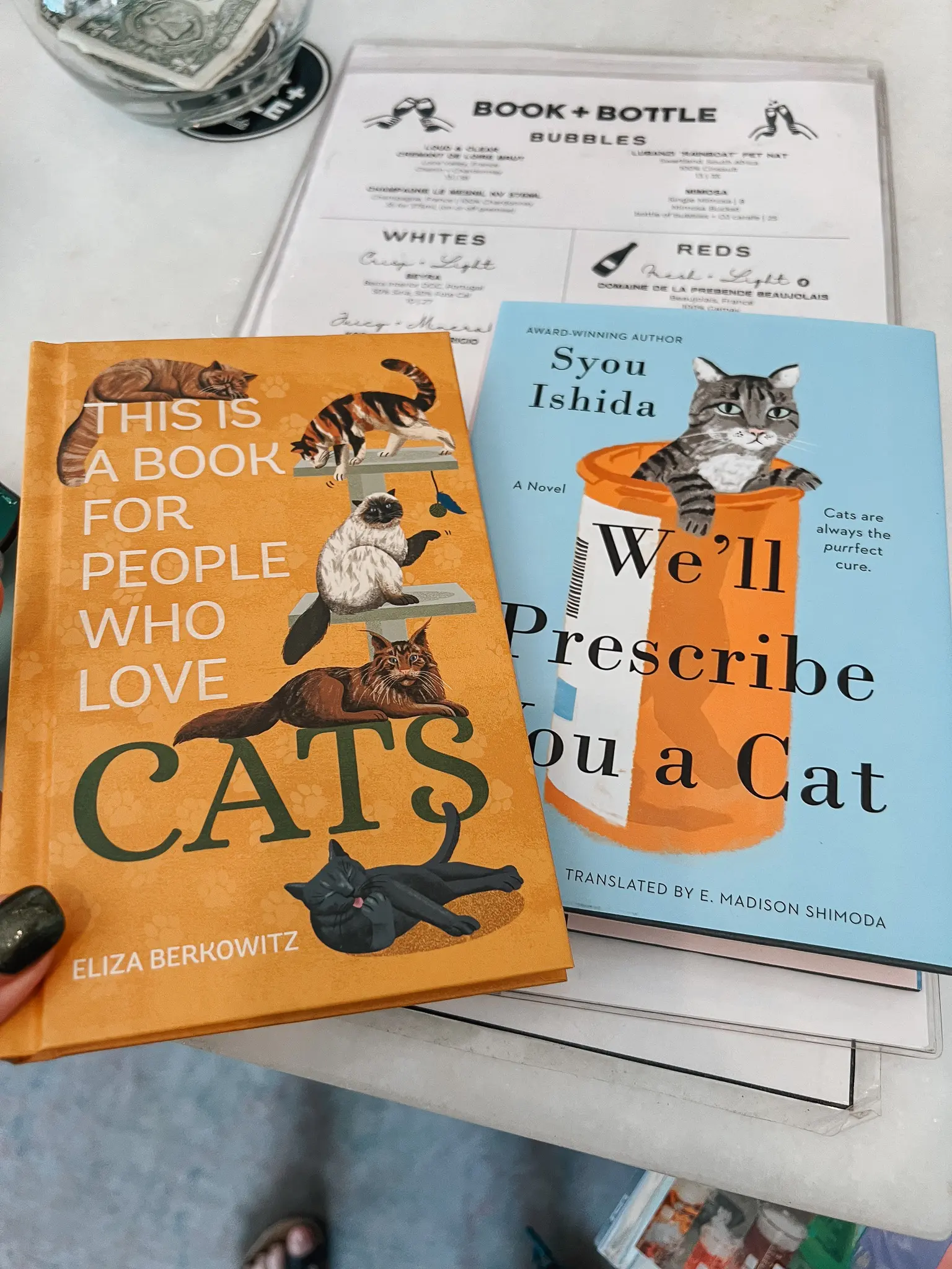 Book + Bottle 2 - Cats & Coffee Book + Bottle Bookstore and Bar