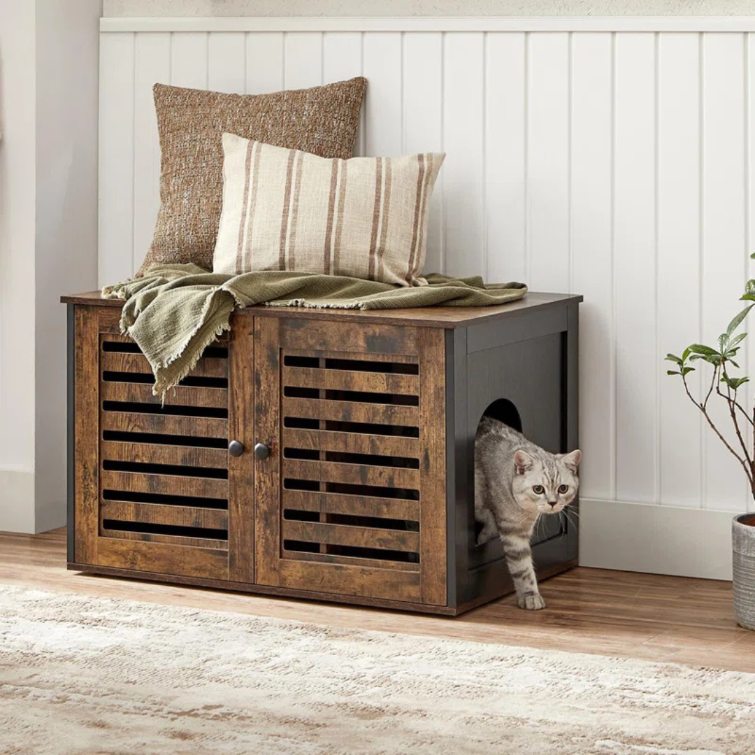 Hidden Litter Box 2 - Cats & Coffee Hidden Litter Box