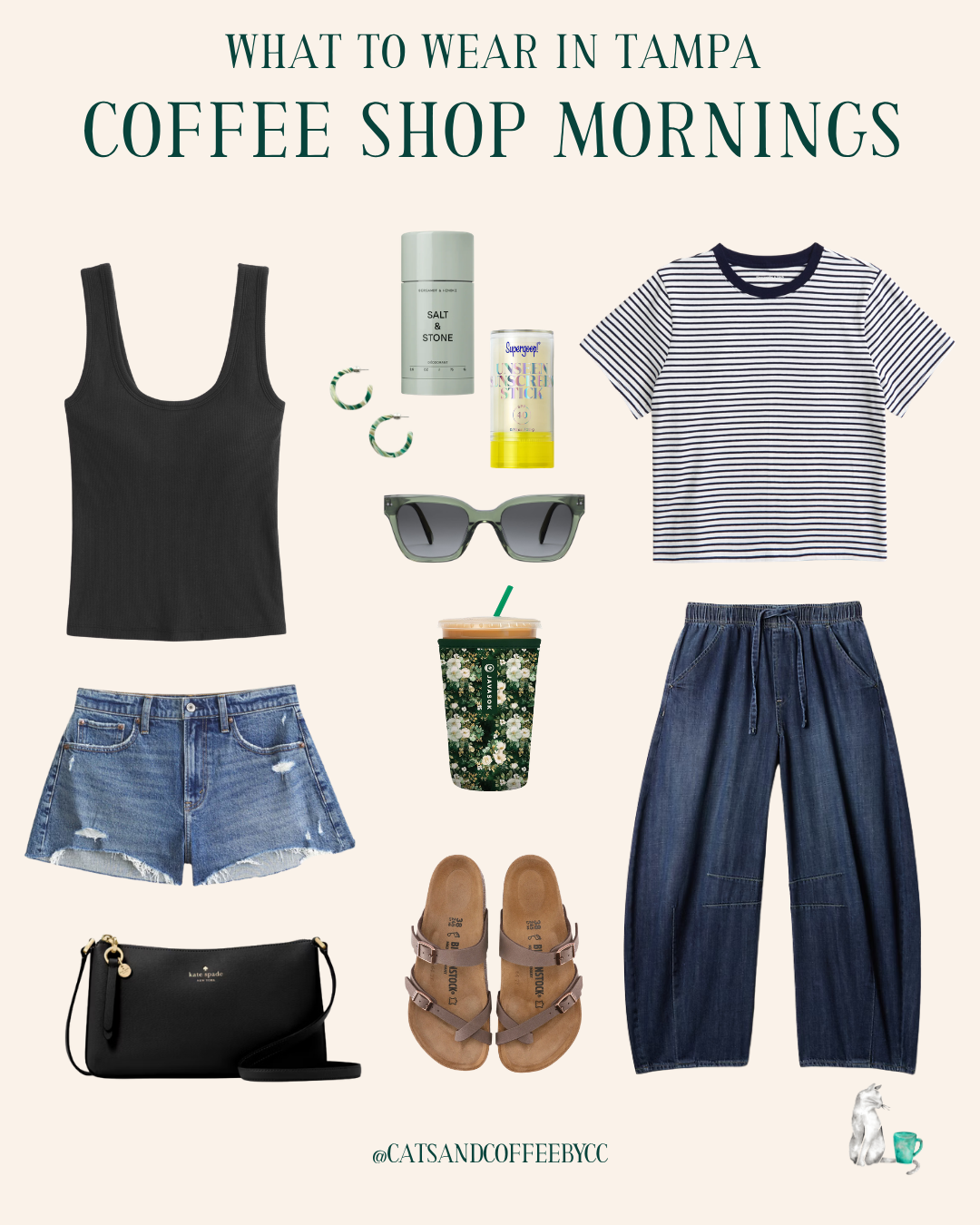 What to Wear in Tampa - 1 - Cats & Coffee What to Wear in Tampa - Coffee Shop Mornings