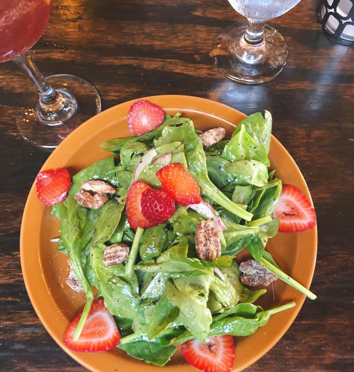 Salad from Santiago's Bodega in Orlando, Florida.