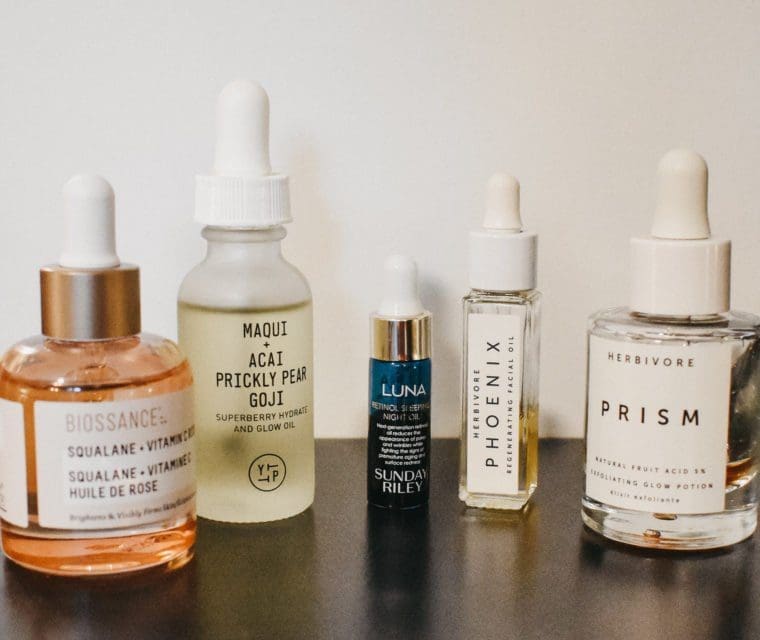 Facial Oils -- featuring Youth to the People, Sunday Riley, Biossance, and Herbivore products