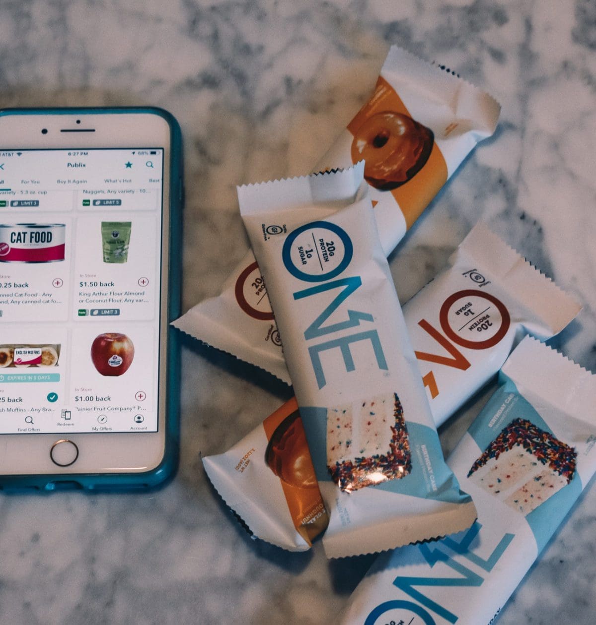 Ibotta App with One Protein Bars