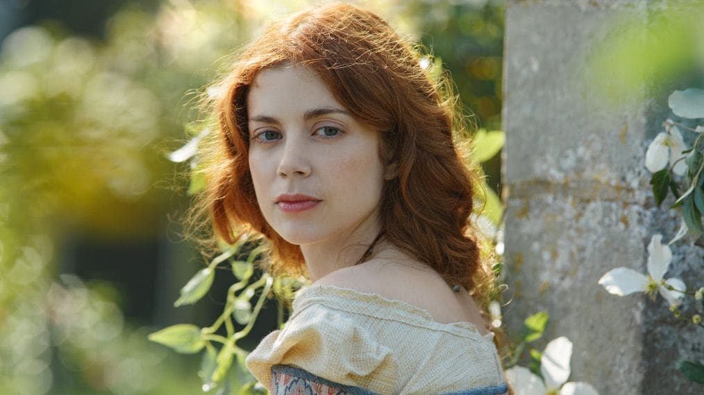 Charlotte Hope as Catherine of Aragon in Starz's The Spanish Princess