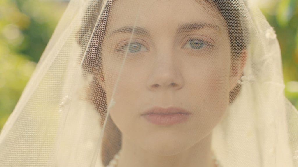 Charlotte Hope as Catherine of Aragon in Starz's The Spanish Princess