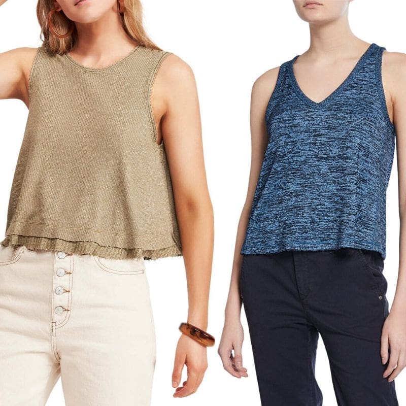 New Tank Top Favorites, Featuring Free People and Rag & Bone  -- Free People New Love Tank Top // Rag & Bone Ramona V-Neck Tank Top