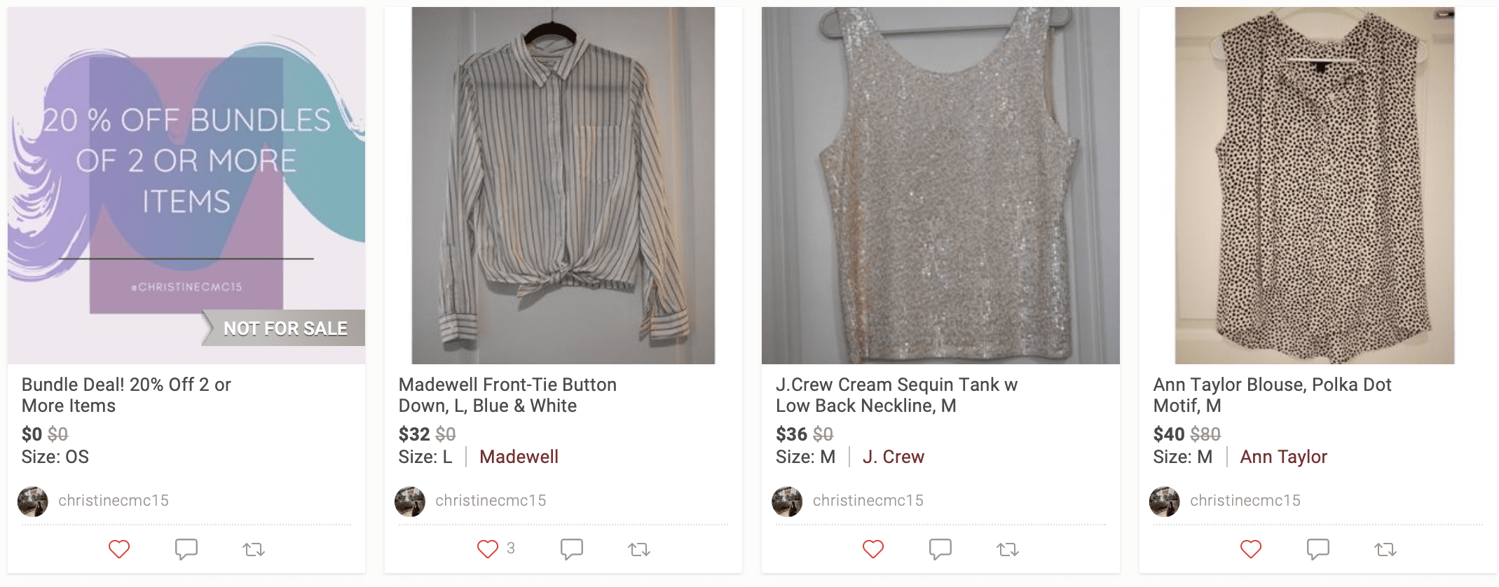 Closet example for How to Use Poshmark
