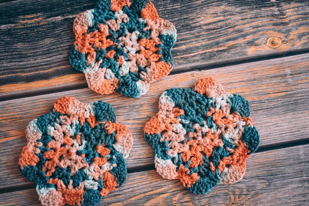 Critter Crafting crochet coasters