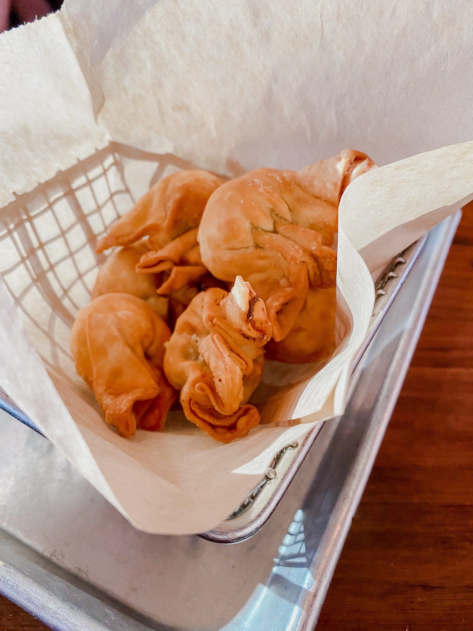 Crab Rangoons from Thai Prime Tampa