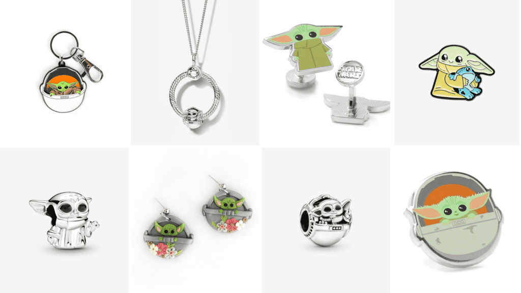 Jewelry & Baby Yoda Merchandise Available Now