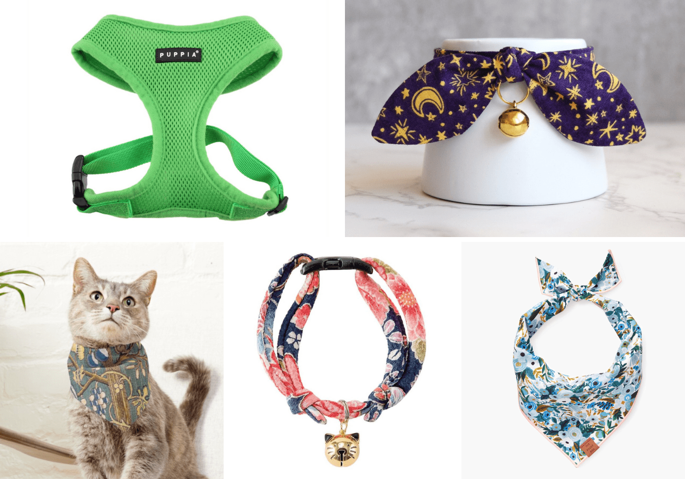 Collars, Harnesses, and Bandanas for Cats
