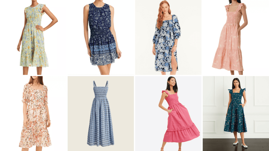 The Best Smocked Dresses Under $200 - patterned casual styles
