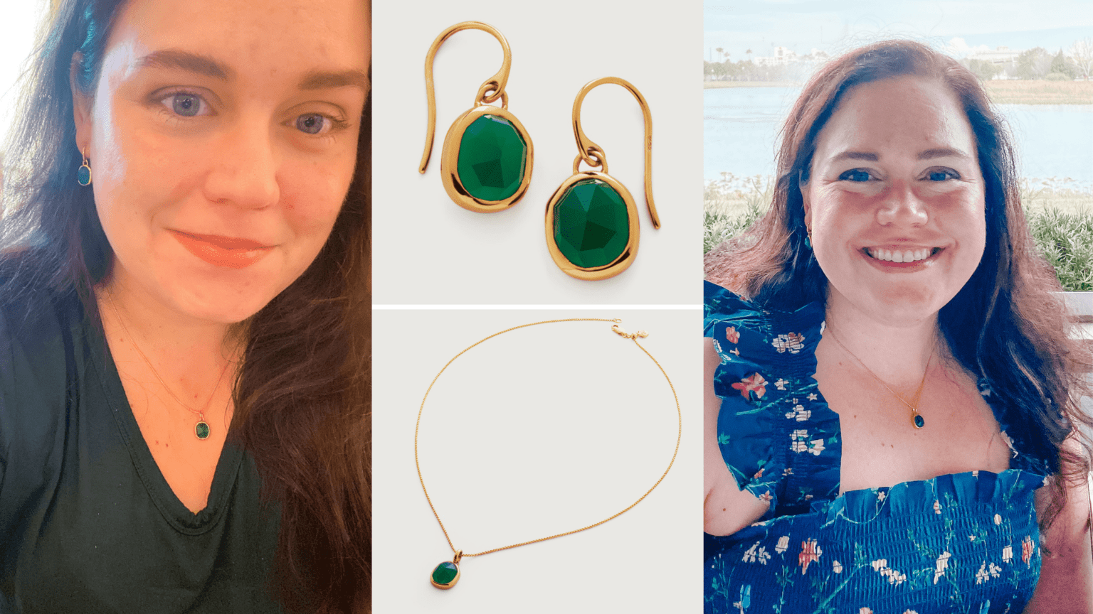 Green Jewelry from Monica Vinader - Style by Cats & Coffee