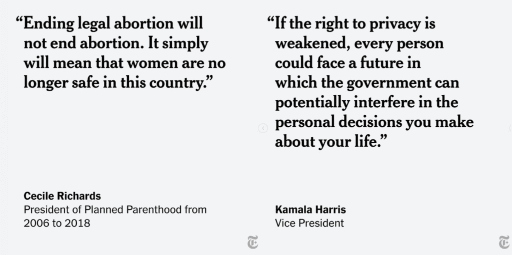  What Would the End of Roe Mean? Key Questions and Answers, Claire Cain Miller and Margot Sanger-Katz for The New York Times