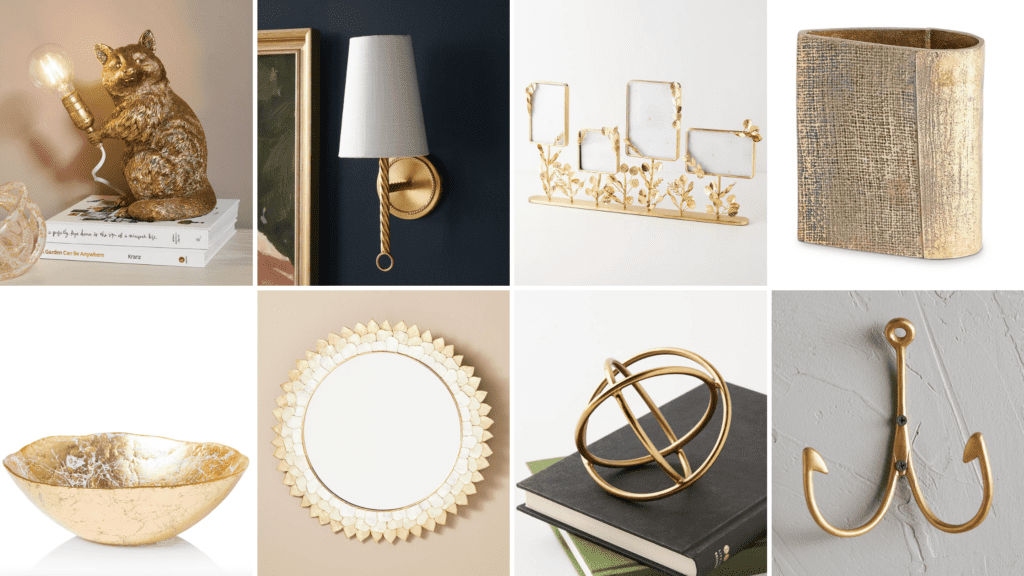 Gold Living Room Decor Ideas