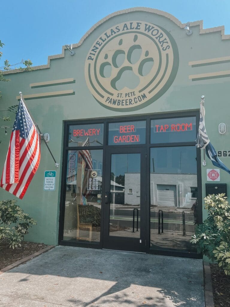 PAW Brewery in St. Pete, Florida