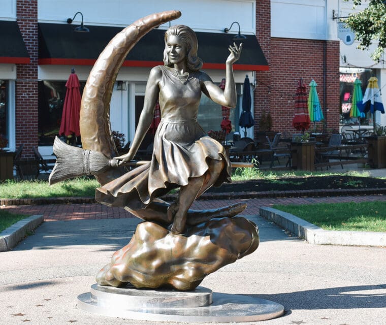 The Bewitched Statue in Salem, Massachusetts