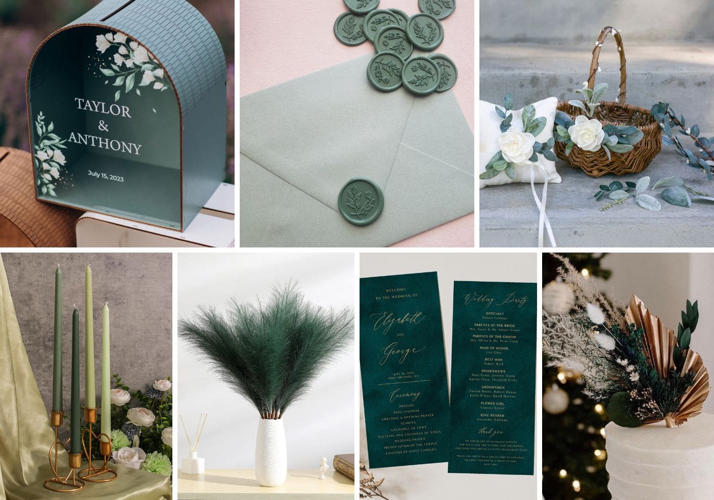 Emerald Green Wedding Decor | Wedding Decoration Inspiration