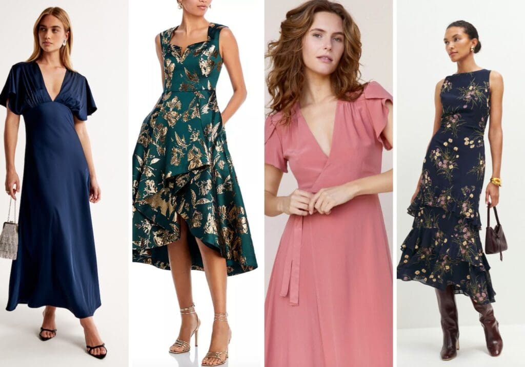 Formal Fall Wedding Guest Dresses - Cats & Coffee - Style