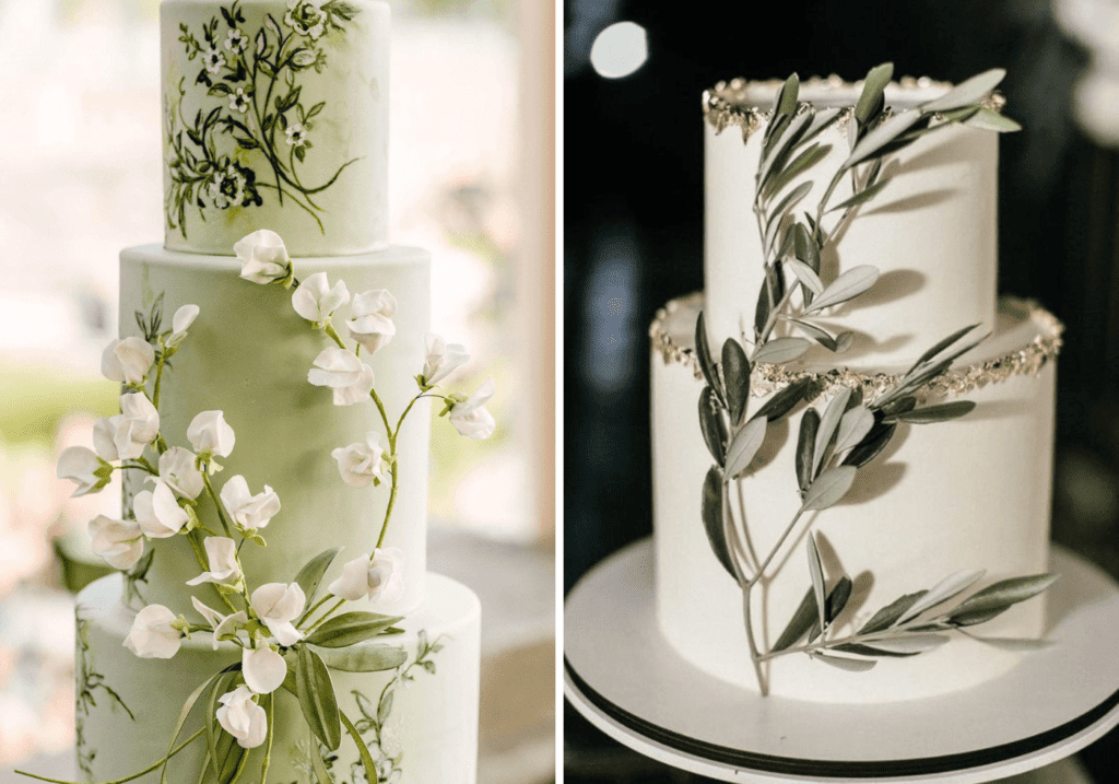 Lighter Options for Green Wedding Cakes