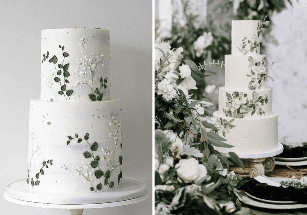 Lighter Options for Green Wedding Cakes