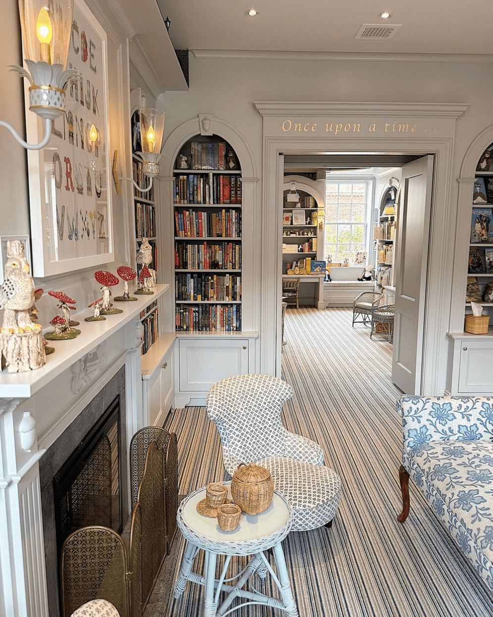 decorating home library ideas
