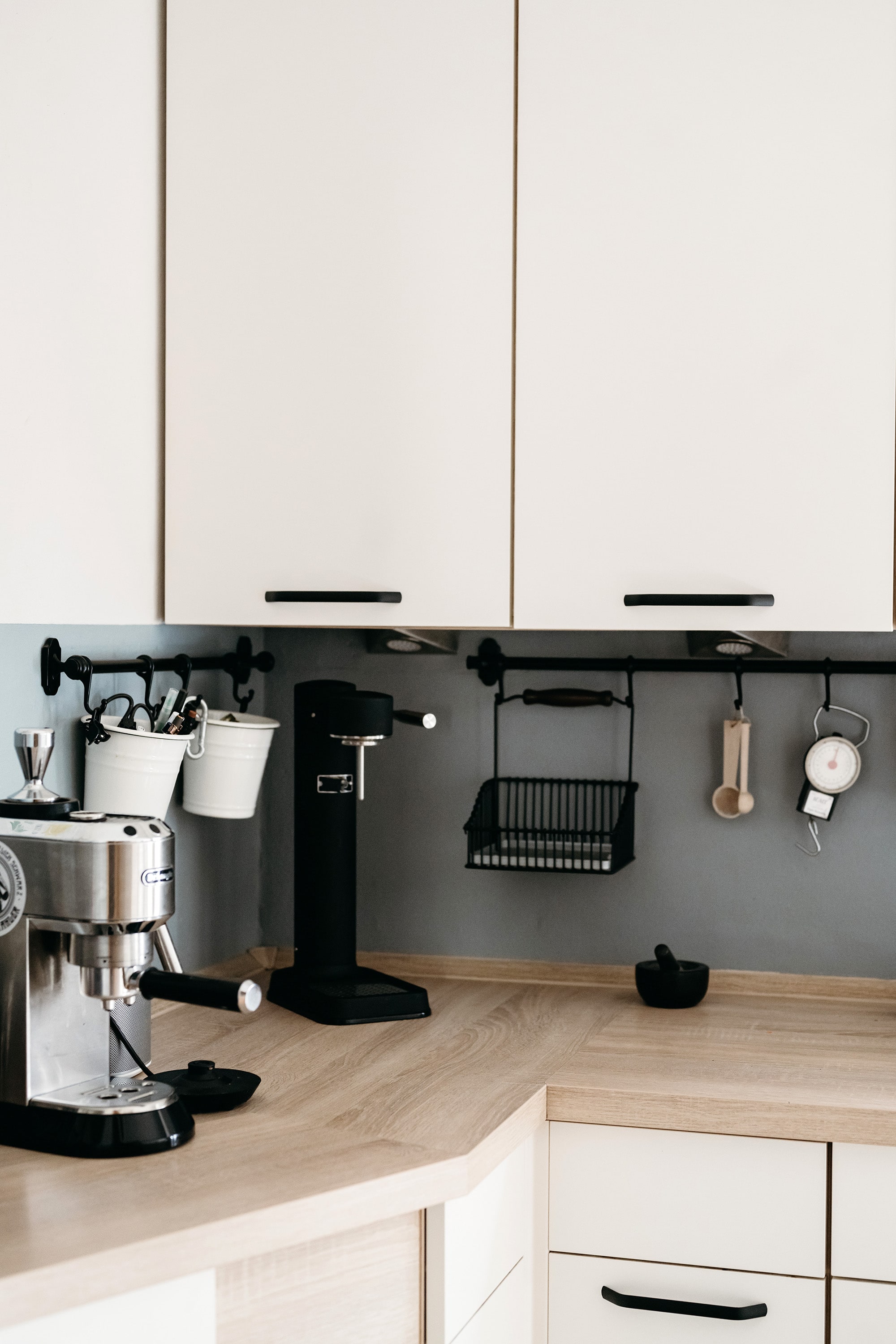 Example of a home coffee bar