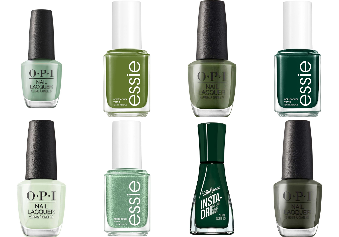 Great Green Nail Polish Colors to Try