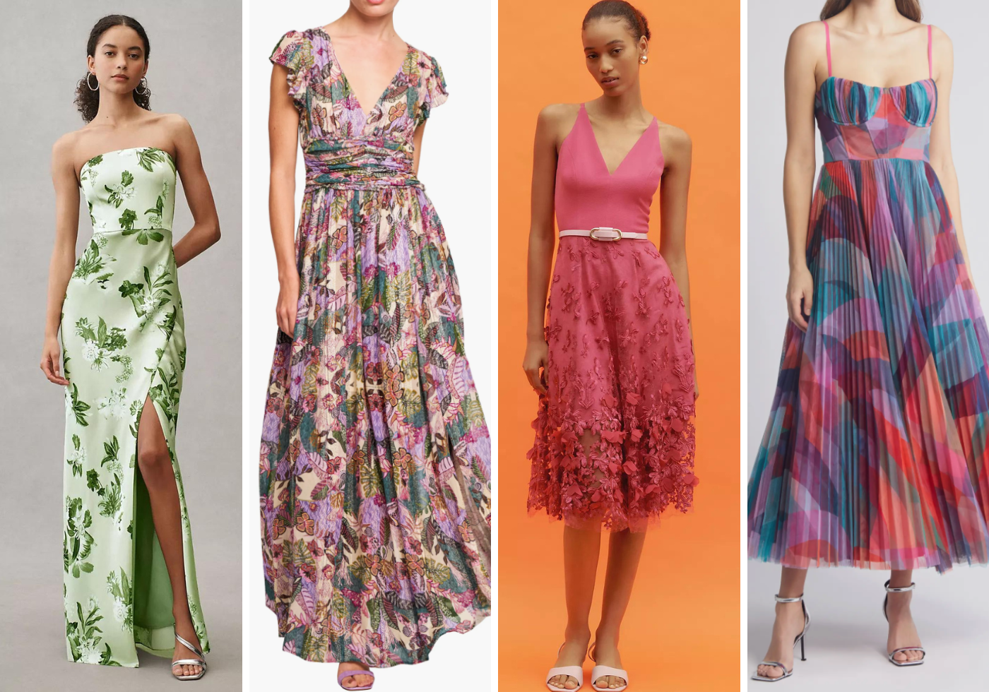 Formal and Floral Options for Wedding Guest Dresses