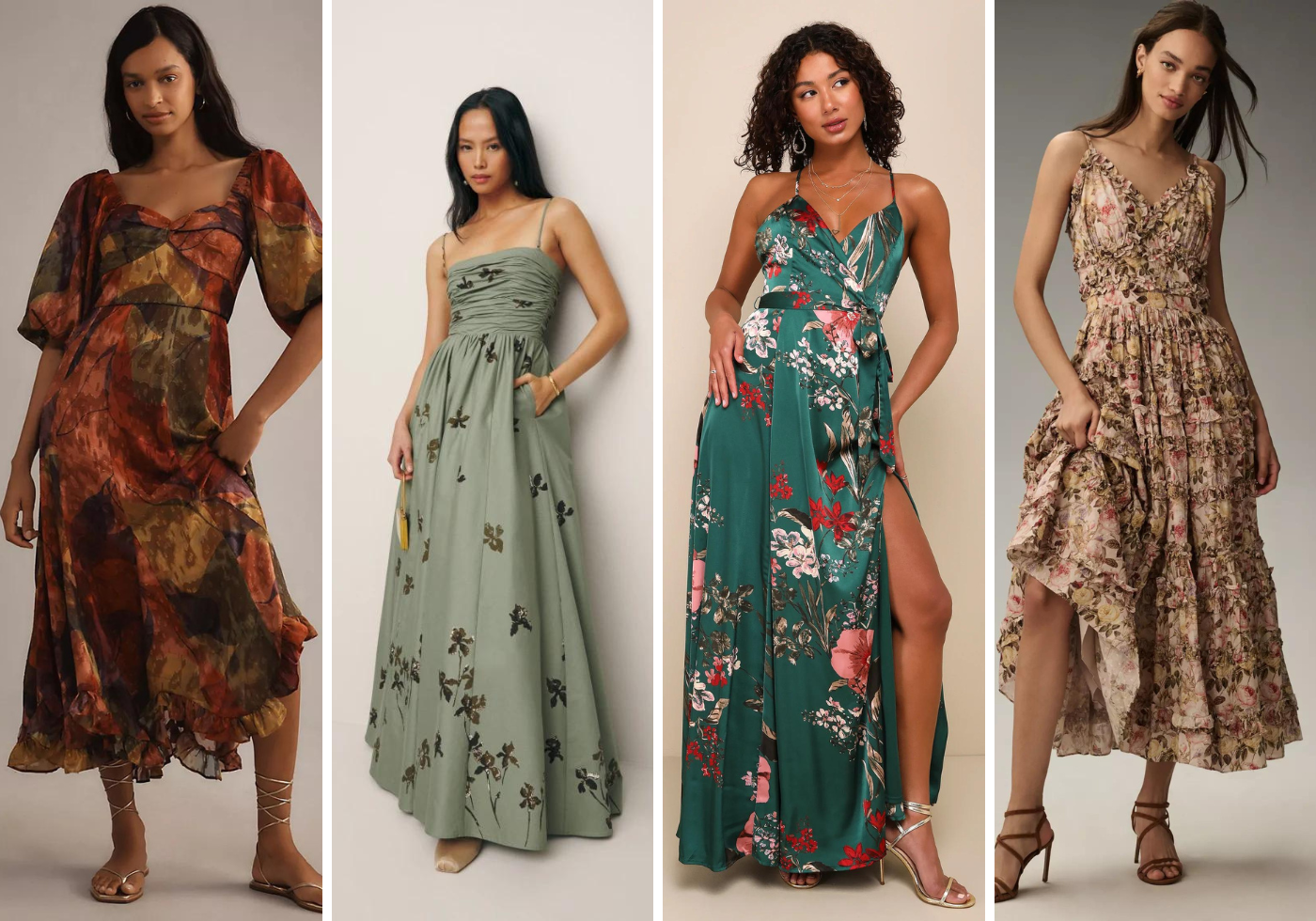 Formal Fall Wedding Guest Dresses: Fall Wedding Style Guide