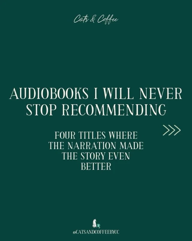 Audiobooks I will never stop recommending to fellow book lovers 📚️⁠
⁠
There are some books I’d almost rather listen to than read — usually when the narrator takes something already great and makes it even better. Like seeing a show or film adaptation, the narration can bring the emotion of the story to life in unique ways. These four are some of my favorite examples.⁠
⁠
Want to try one? Comment AUDIBLE and I’ll send you the link. Prime members get two free audiobooks with their first month of Audible, and these are a perfect place to start. 📚⁠
⁠
@audible @amazoninfluencerprogram #amazoninfluencer #audible