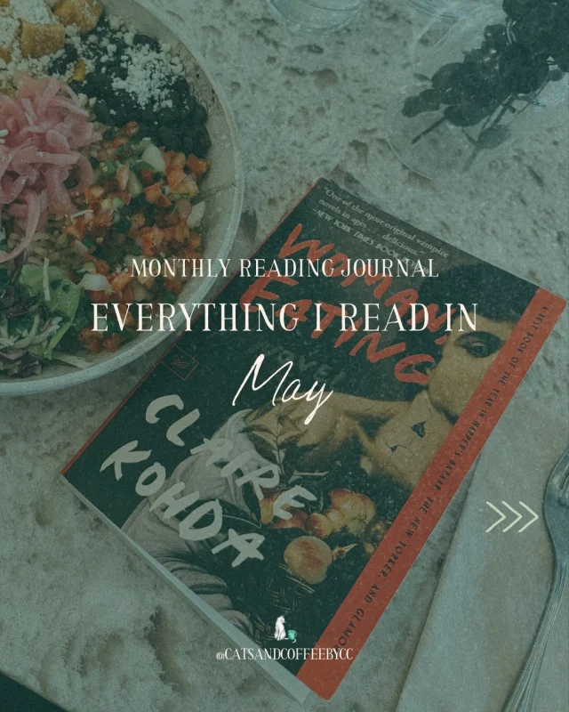 For the readers who feel like they didn’t read much this month — same.⁠
⁠
May was the start of a busy summer and my reading time has taken a hit. I genuinely thought I’d only read three or four books. Then I counted and realized I had read seven. (Not really sure how....)⁠
⁠
The standouts for me: Yesteryear by Caro Claire Burke (the bookstagram pick that actually delivered), The Keeper by Tana French (small Irish town mystery, incredible writing), and Woman, Eating by Claire Kohda (literary vampire novel, morally gray protagonist, surprisingly readable).⁠
⁠
Comment READING JOURNAL and I’ll send the full reviews and ratings 📚