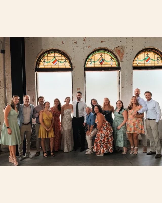 Had the best day celebrating @michaelvansant and @neener007 at their beautiful wedding! So many laughs with so many great people 💚✨🥂