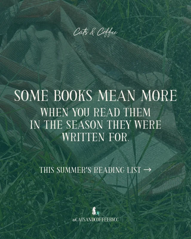 Some books mean more when you read them in the season they were written for.

The Awakening was one of the first books I thought of for this list. If you read it in high school and haven’t touched it since, this is your reminder to give it a second chance with your grown-up brain. Same for The Song of the Lark if Willa Cather passed you by (which would be a tragedy because she is incredible).

Alongside those, I’ve pulled together twelve books total — contemporary romance for the beach chair (Malibu Rising, One Golden Summer, Just for the Summer), historical fiction for the slower afternoons (Next Year in Havana, Husbands & Lovers), and a handful more.

Comment SUMMER and I’ll send you the full list 📚☀️